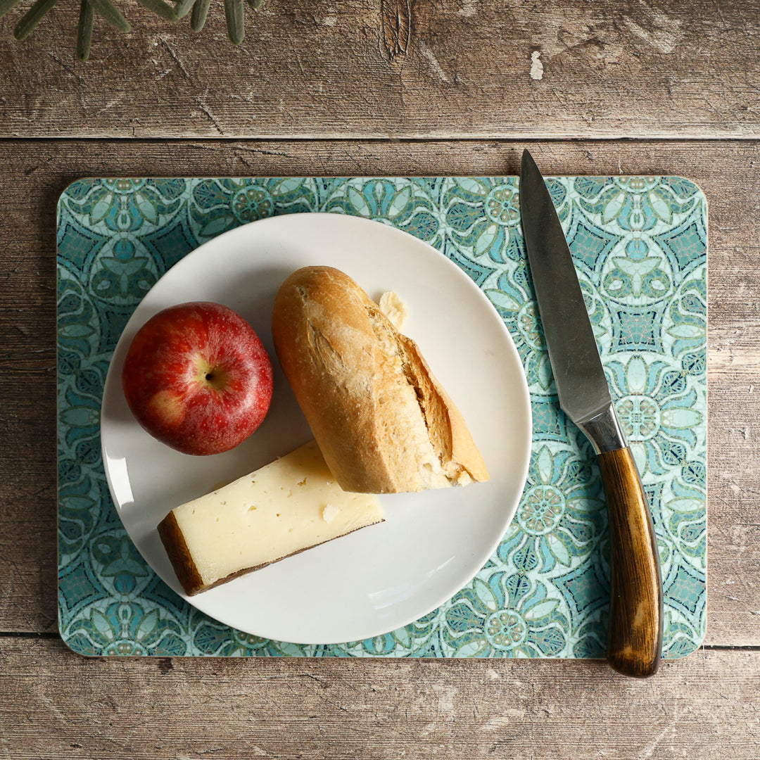 Pomegranate Placemat - Aqua
