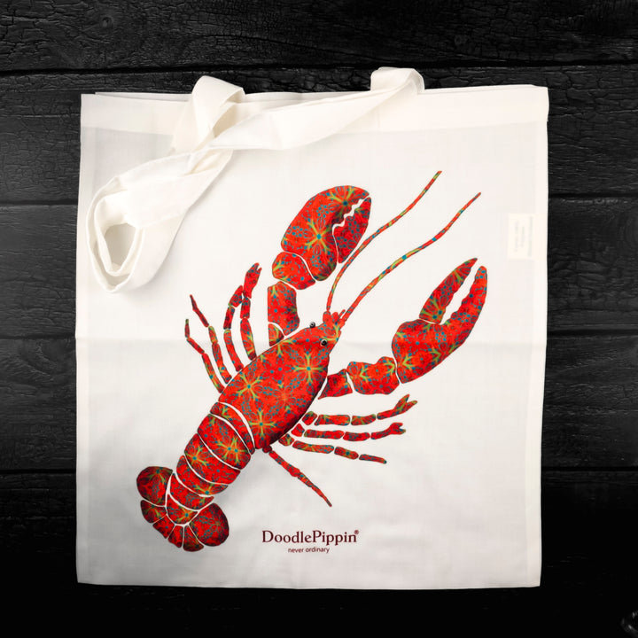SALE Lobster Shopping Bag - Lightweight foldaway tote