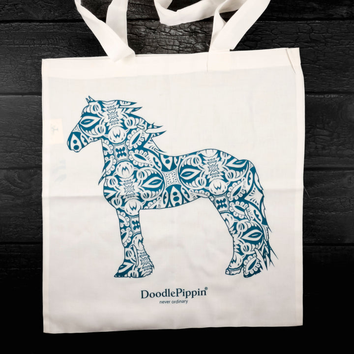 Blue Pony Tote Bag
