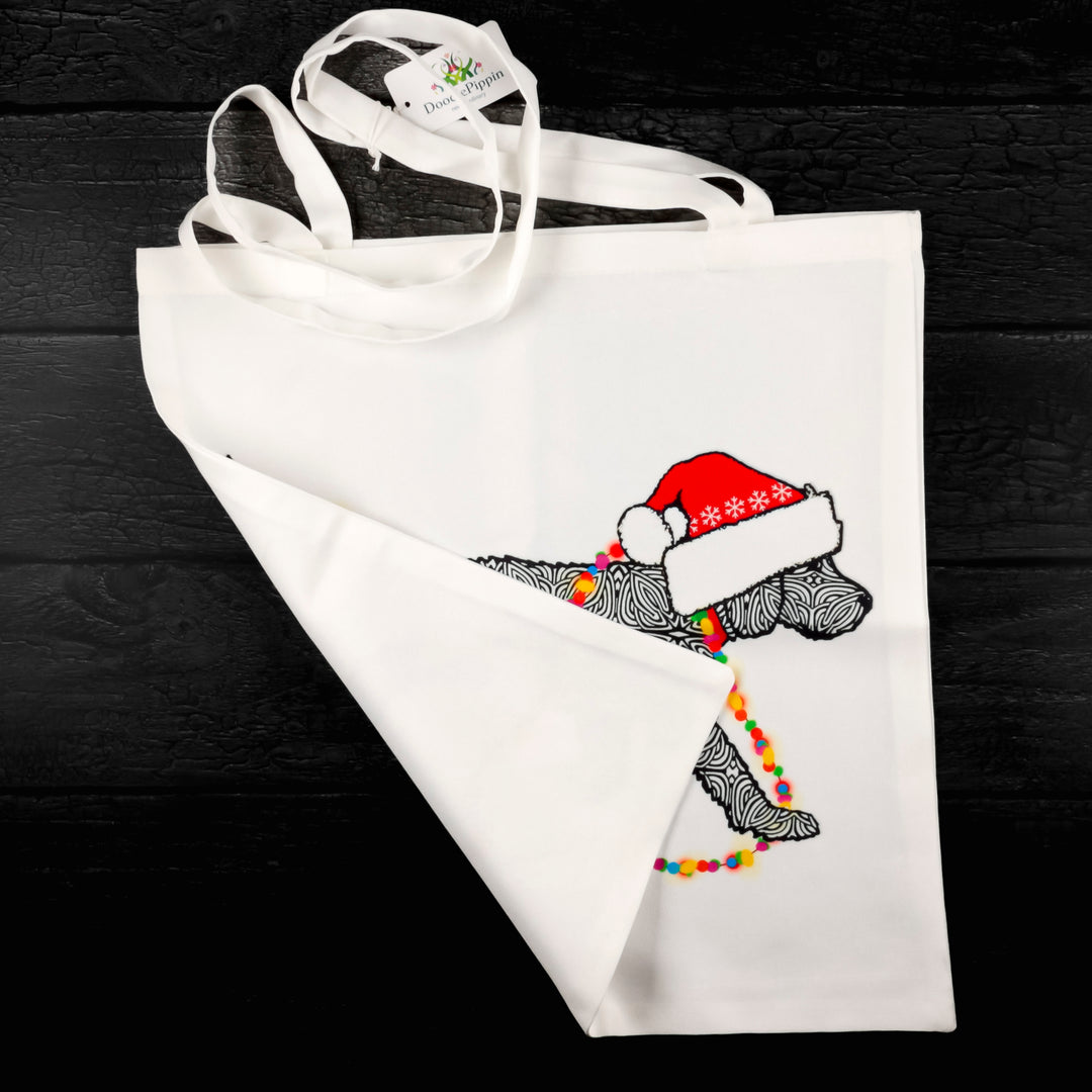 Christmas Labrador Labradoodle Bag - Black