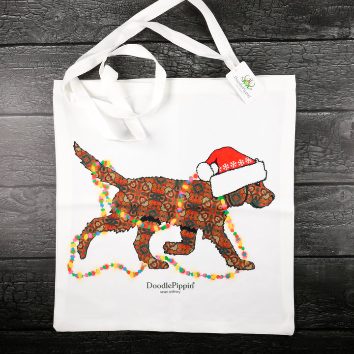 Christmas Labrador Labradoodle Bag - Chocolate