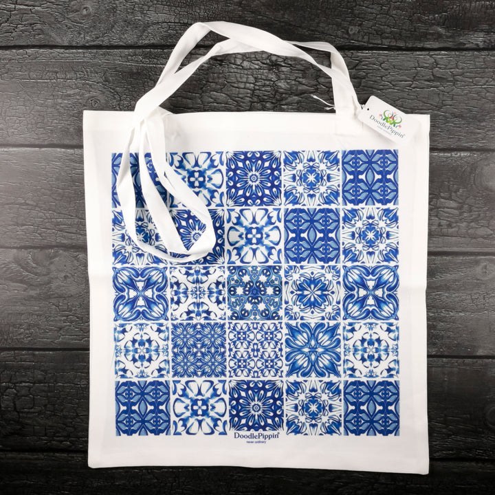 Mixed Delft Tiles Tote Bag
