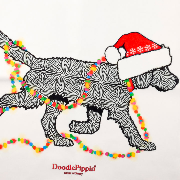 Christmas Labrador Labradoodle Bag - Black