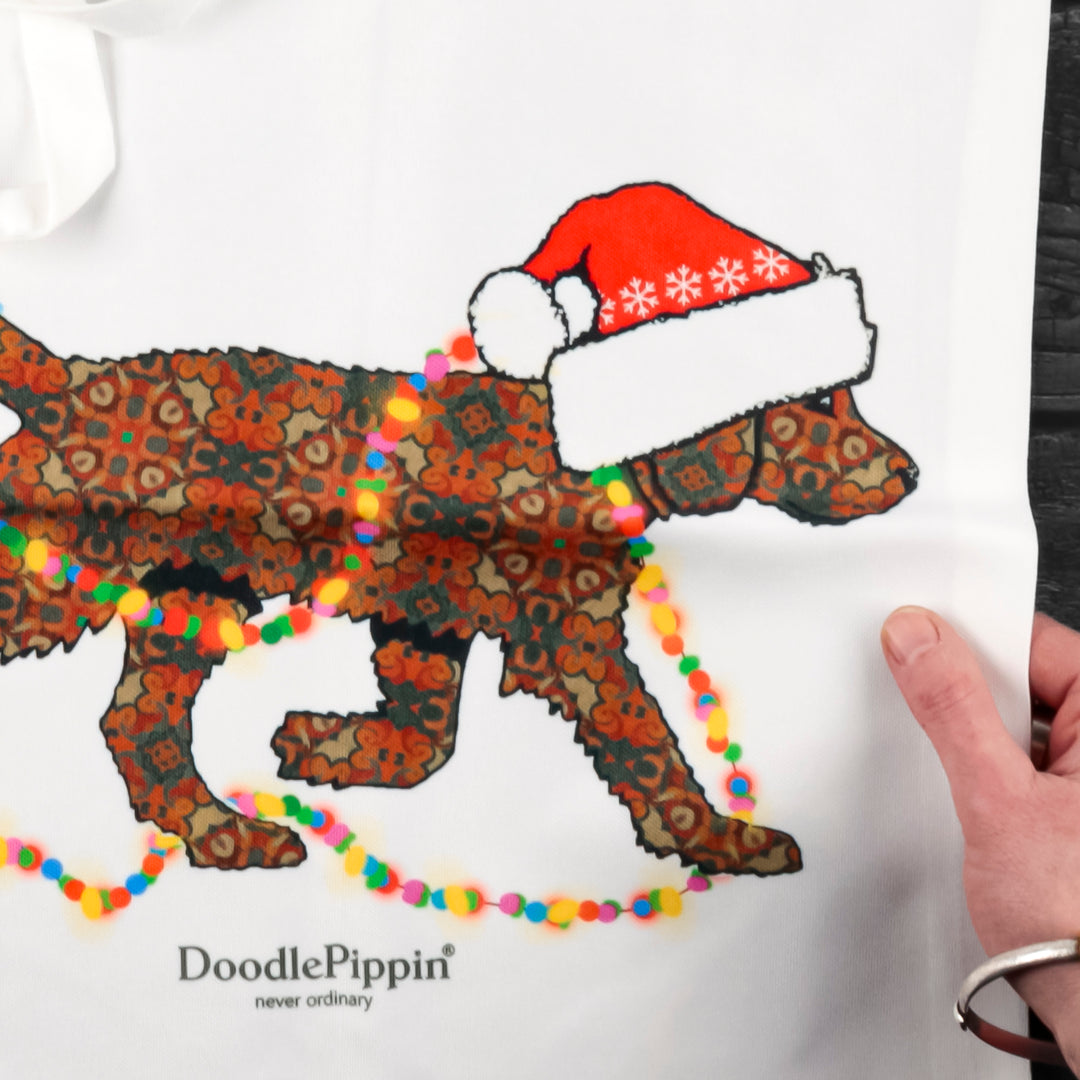 Christmas Labrador Labradoodle Bag - Chocolate