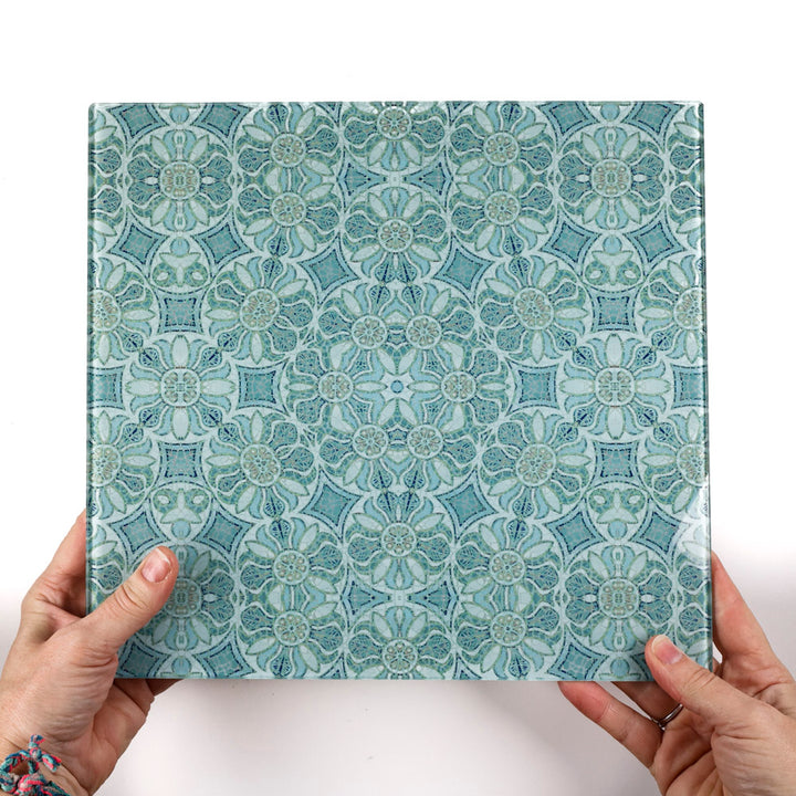 SALE - Pomegranate - Smooth Worktop Protector - Aqua (medium)