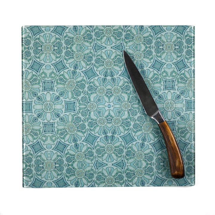 SALE - Pomegranate - Smooth Worktop Protector - Aqua (medium)