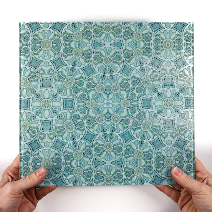 SALE - Pomegranate - Textured Worktop Protector - Aqua (medium)