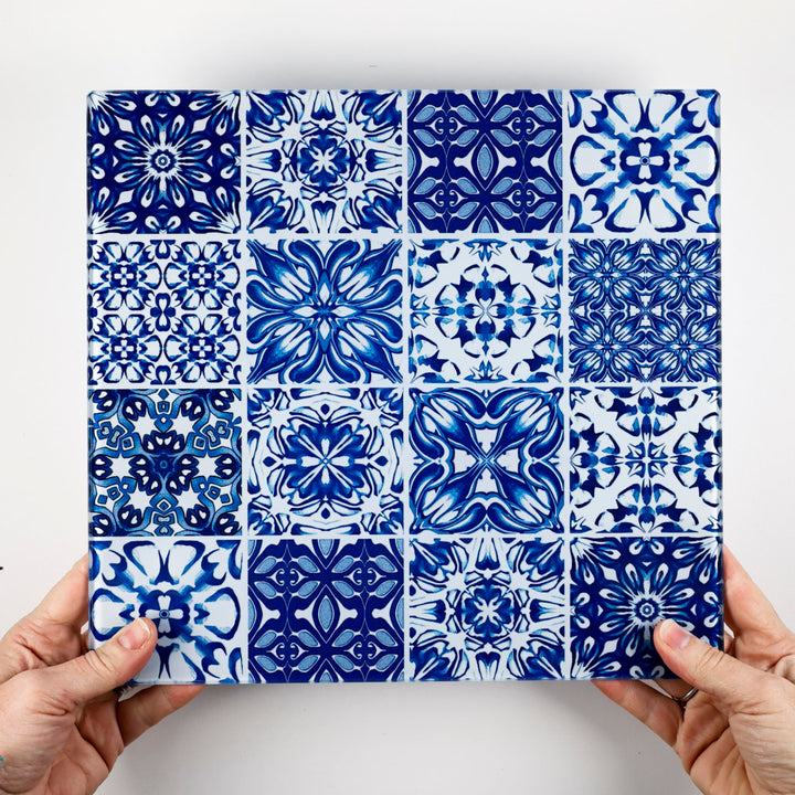 Mixed Blue &amp; White &