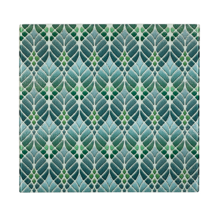 SALE - Interwoven Trees - Textured Worktop Protector - Muted Greens (medium)