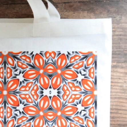 Orange Fox Flower Bag