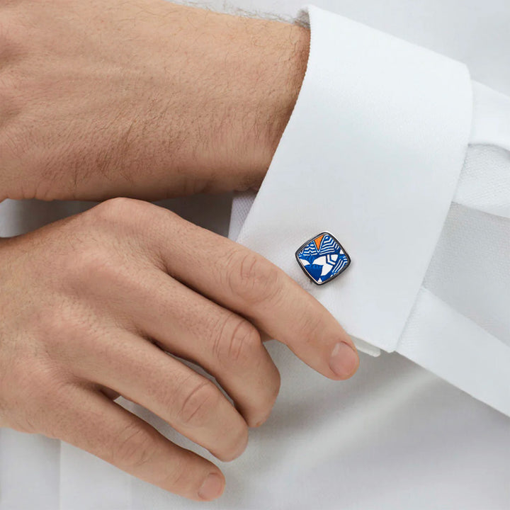 Acoma Millefiori Inlay Cufflink Pair