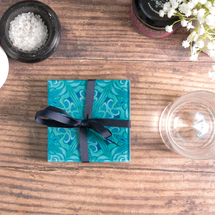 Agapanthus Coaster Set