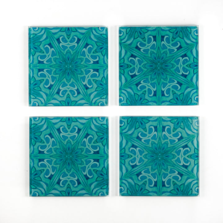 Agapanthus Coaster Set