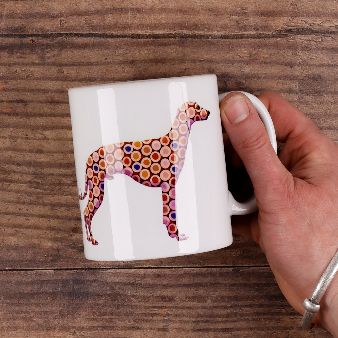 SALE Mug - Spotty Greyhound Whippet