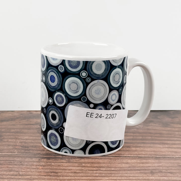 SALE Mug - Planets - Grey Aqua