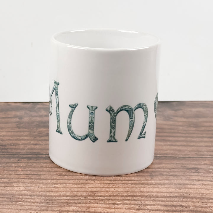 SALE Mug - Mum - Aqua
