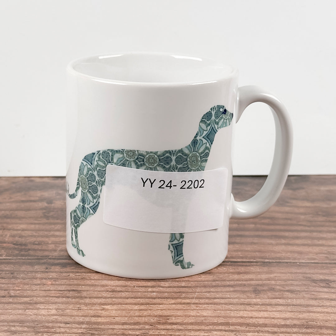 SALE Mug - Spotty Greyhound Whippet 2