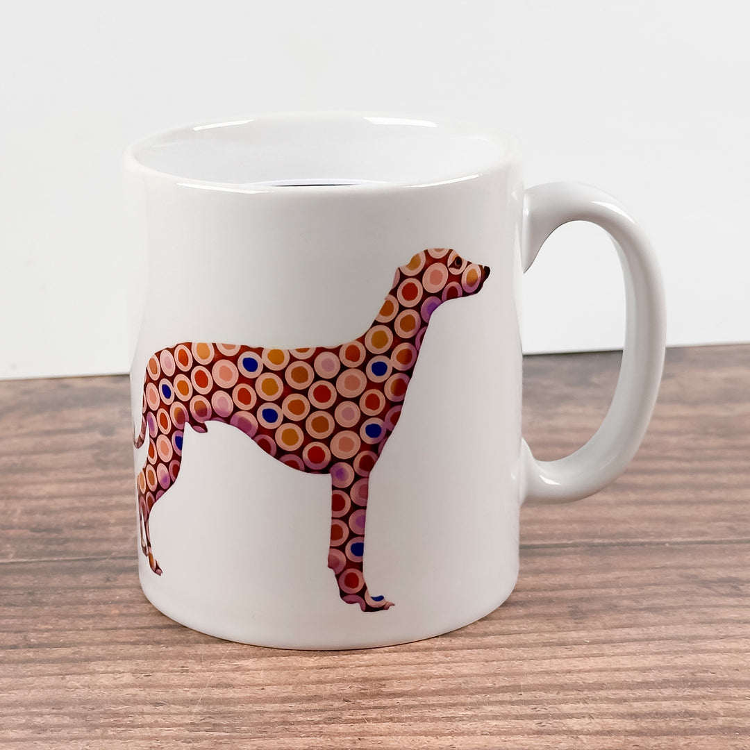 SALE Mug - Spotty Greyhound Whippet