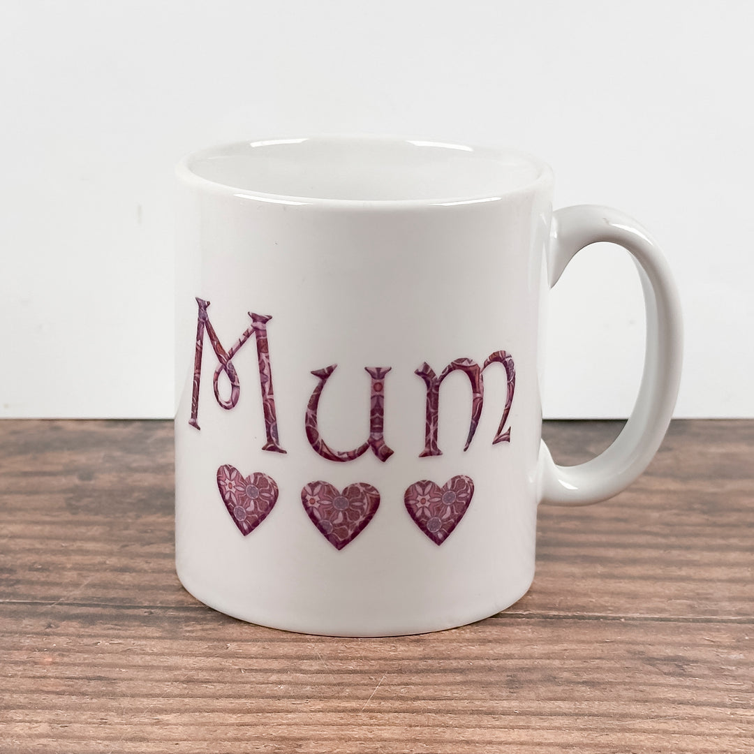 SALE Mug - Mum - Plaster Pink