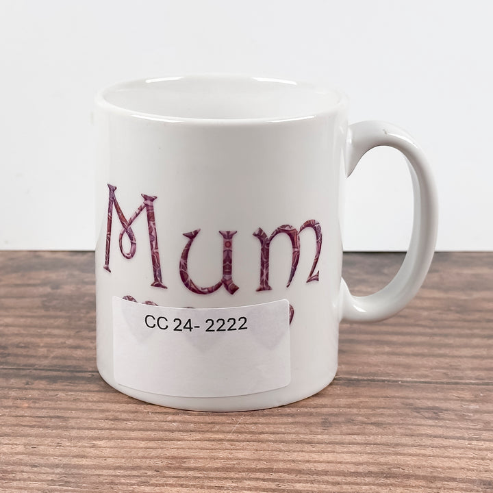 SALE Mug - Mum - Plaster Pink
