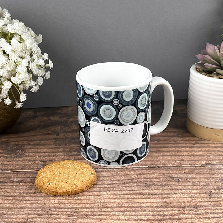 SALE Mug - Planets - Grey Aqua