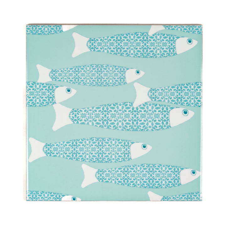 Ocean Shoal tile - Sky Blue