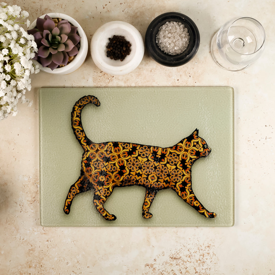 Tortoiseshell Cat Worktop Protector