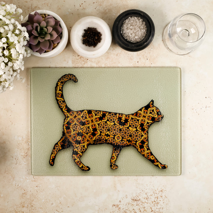 Tortoiseshell Cat Worktop Protector