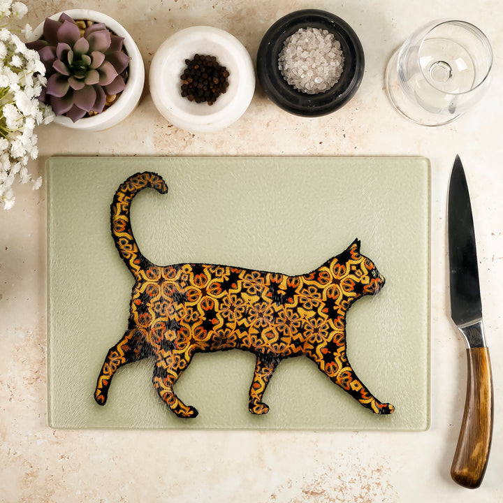 Tortoiseshell Cat Worktop Protector