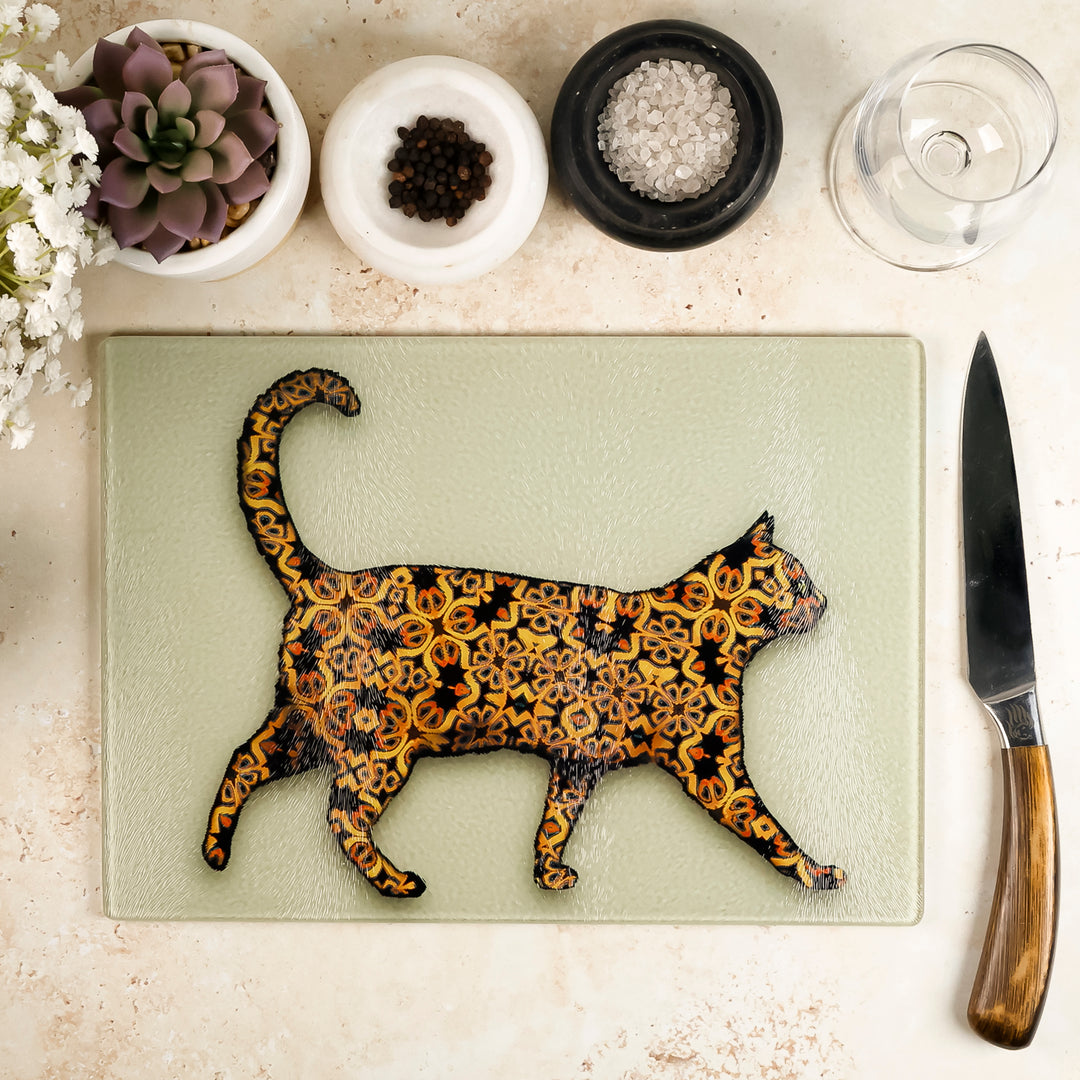 Tortoiseshell Cat Worktop Protector
