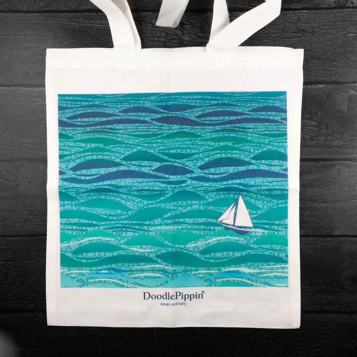 SALE Caribbean Sailing Shopping Bag - Lightweight foldaway tote