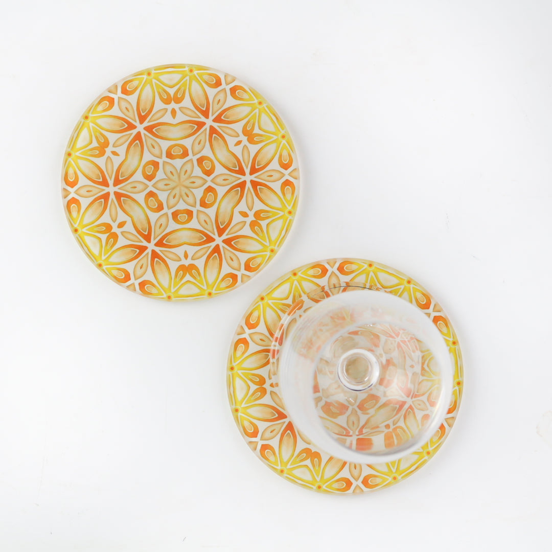 Orange / Yellow "Citrus" Coaster Set