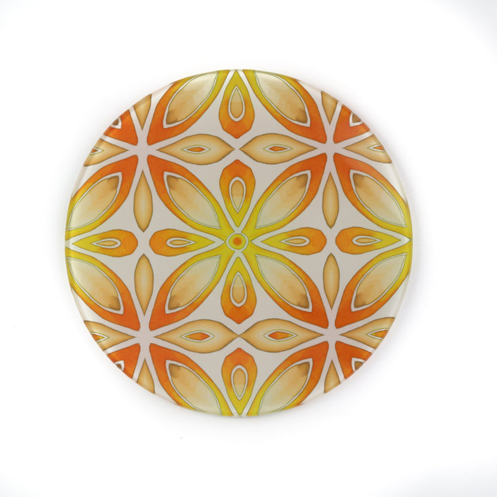 Orange / Yellow "Citrus" - Circular Worktop Protector