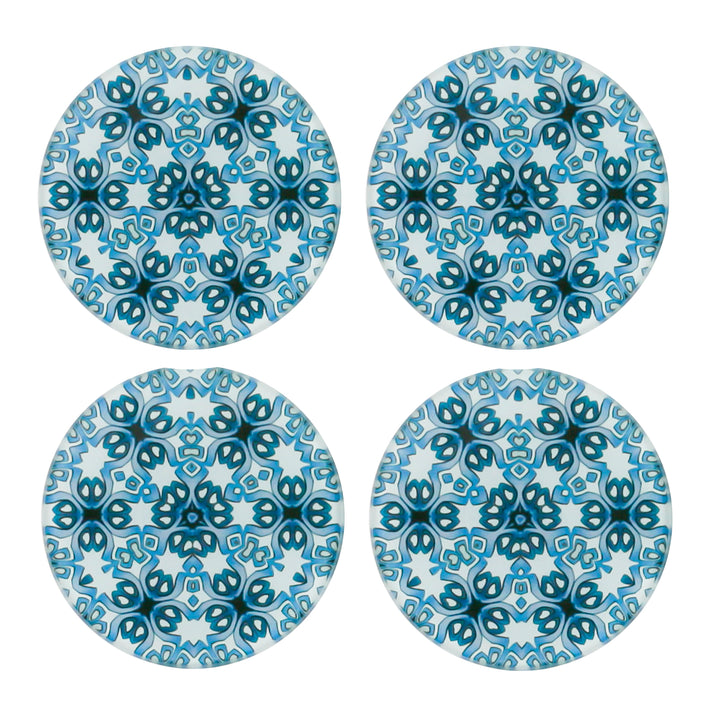 Grey blue coasters