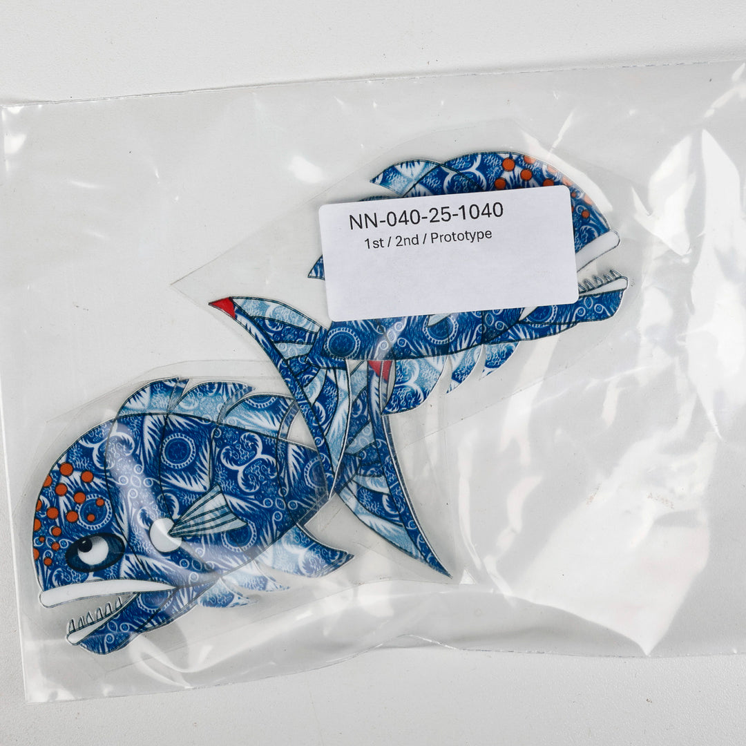 SALE Grumpy Fish decal set