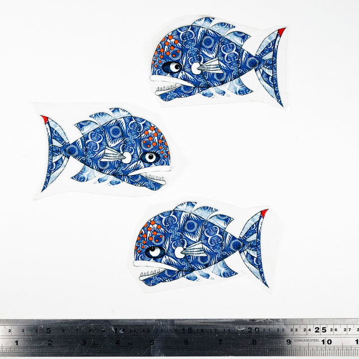 SALE Grumpy Fish decal set