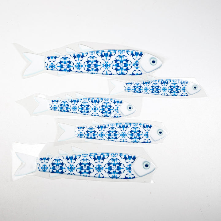 SALE Delft Danio Fish decal set