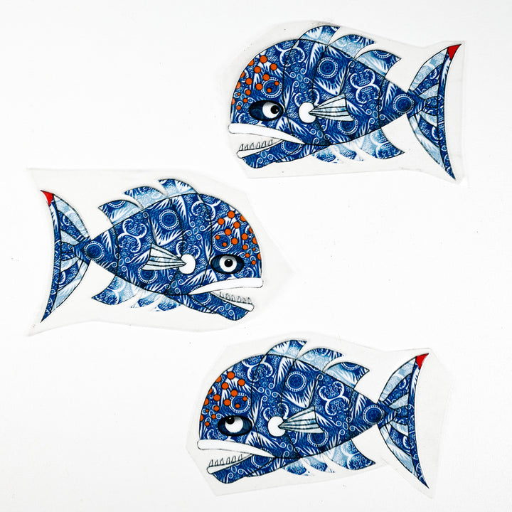 SALE Grumpy Fish decal set
