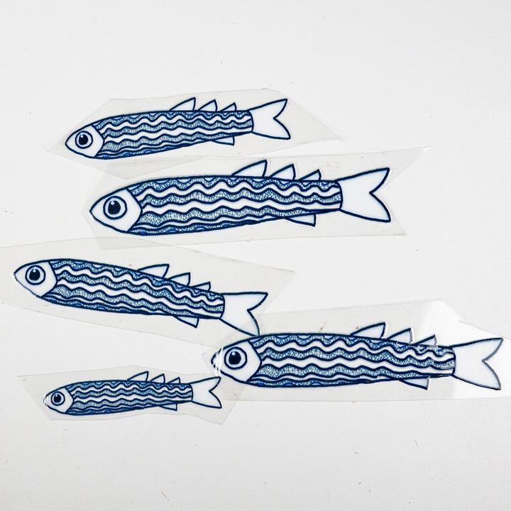SALE Zebra Danio Fish decal set