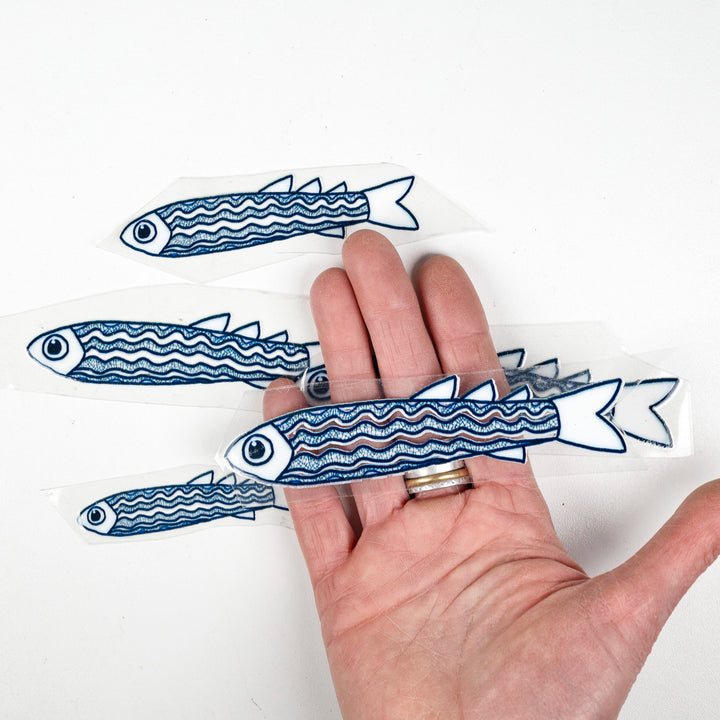 SALE Zebra Danio Fish decal set