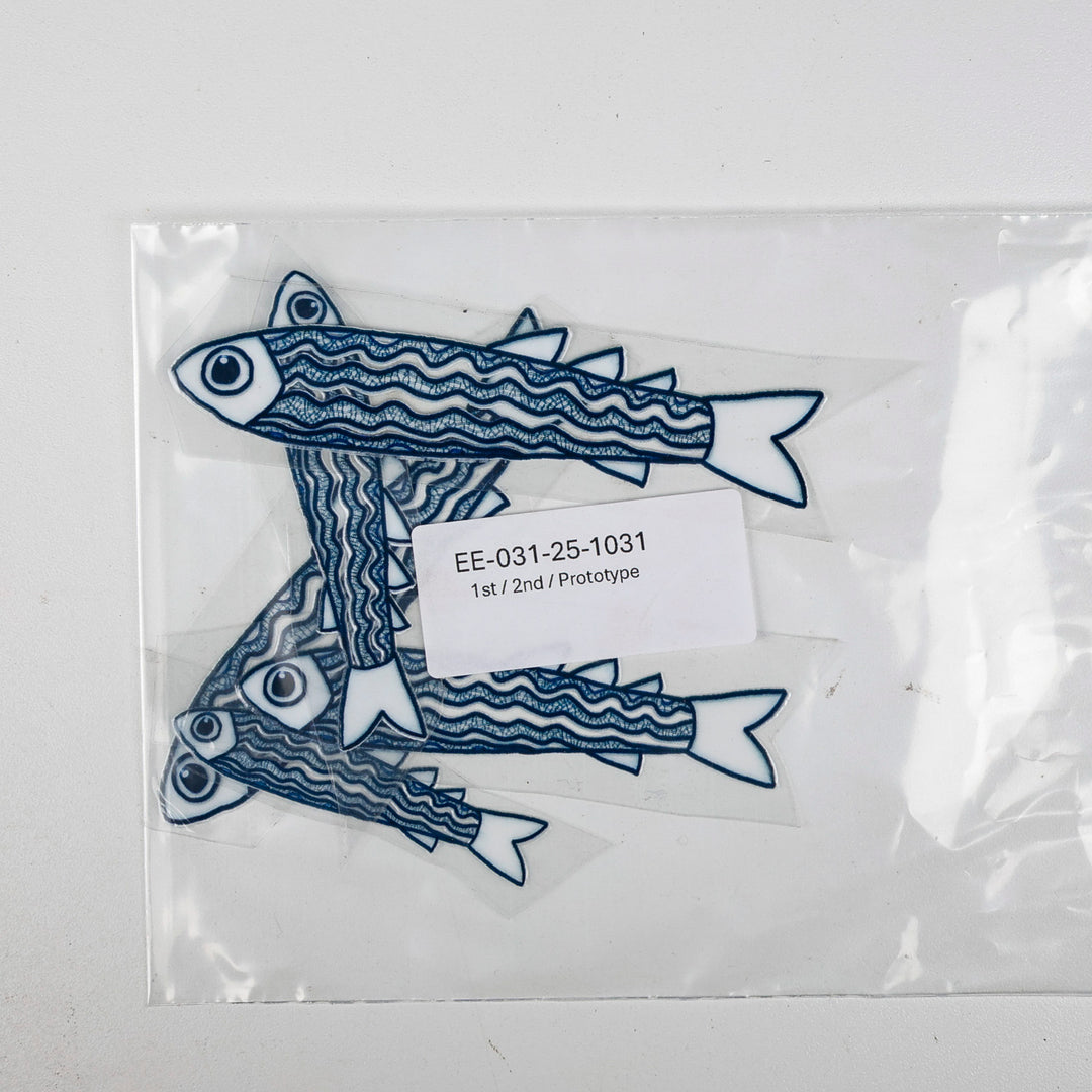 SALE Zebra Danio Fish decal set