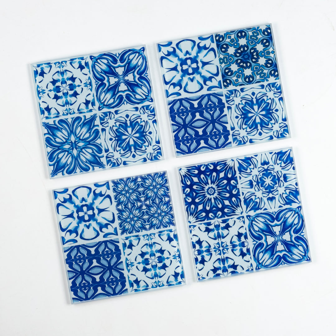 Blue White &
