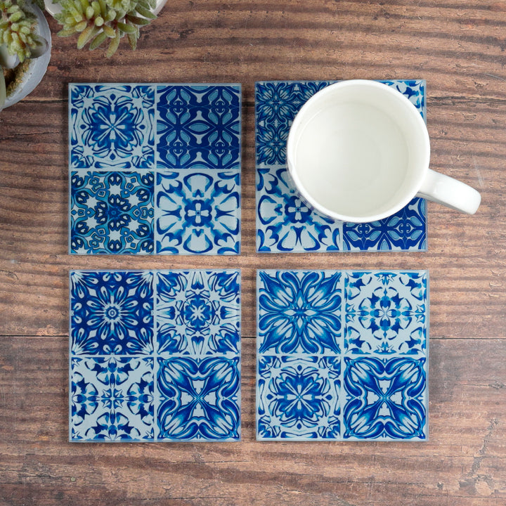 Blue White &