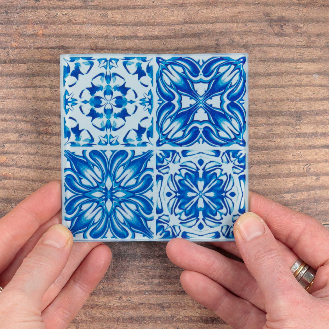 Blue White &