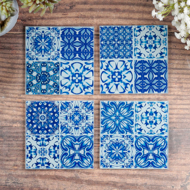 Blue White &