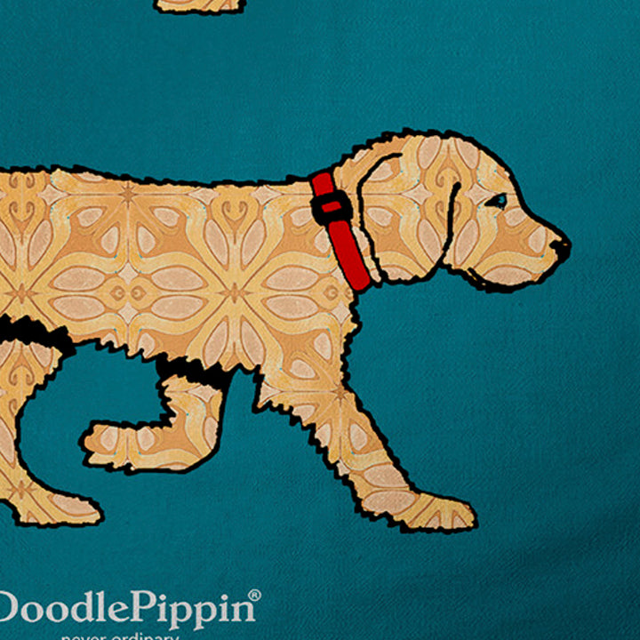 Three Labradors Tea Towel