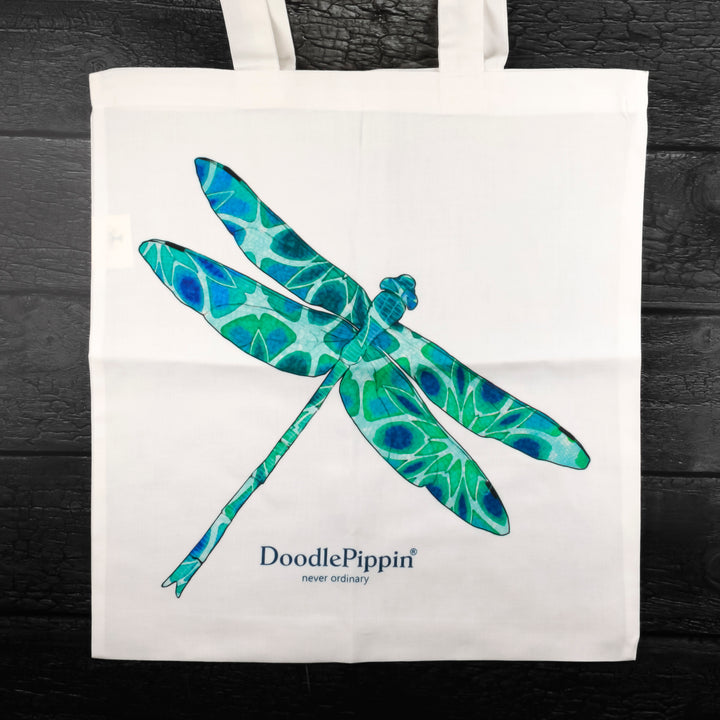 SALE Dragonfly Shopping Bag - Lightweight foldaway tote