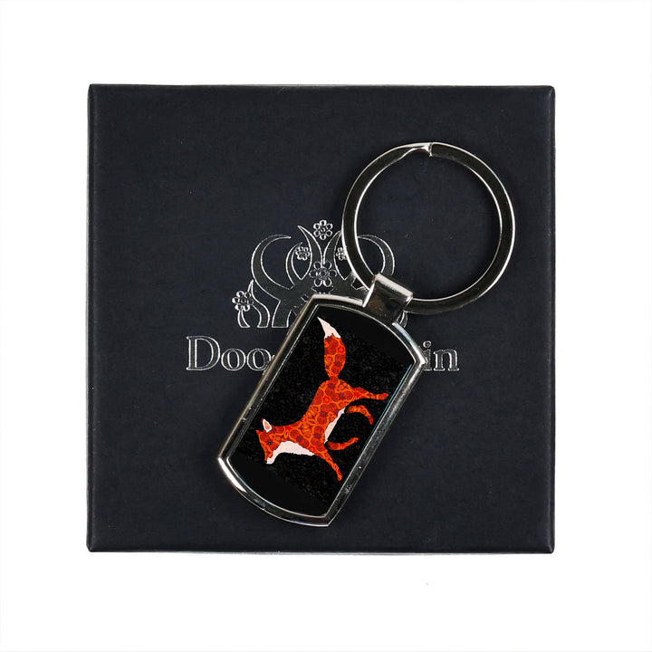 Fox on Black Keyring
