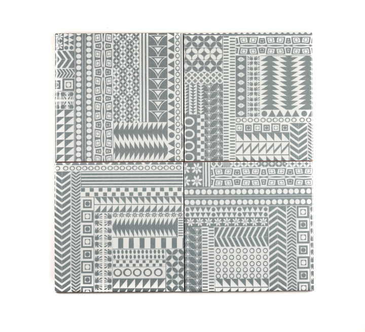 "Malachite Twining" Green blue kitchen tiles