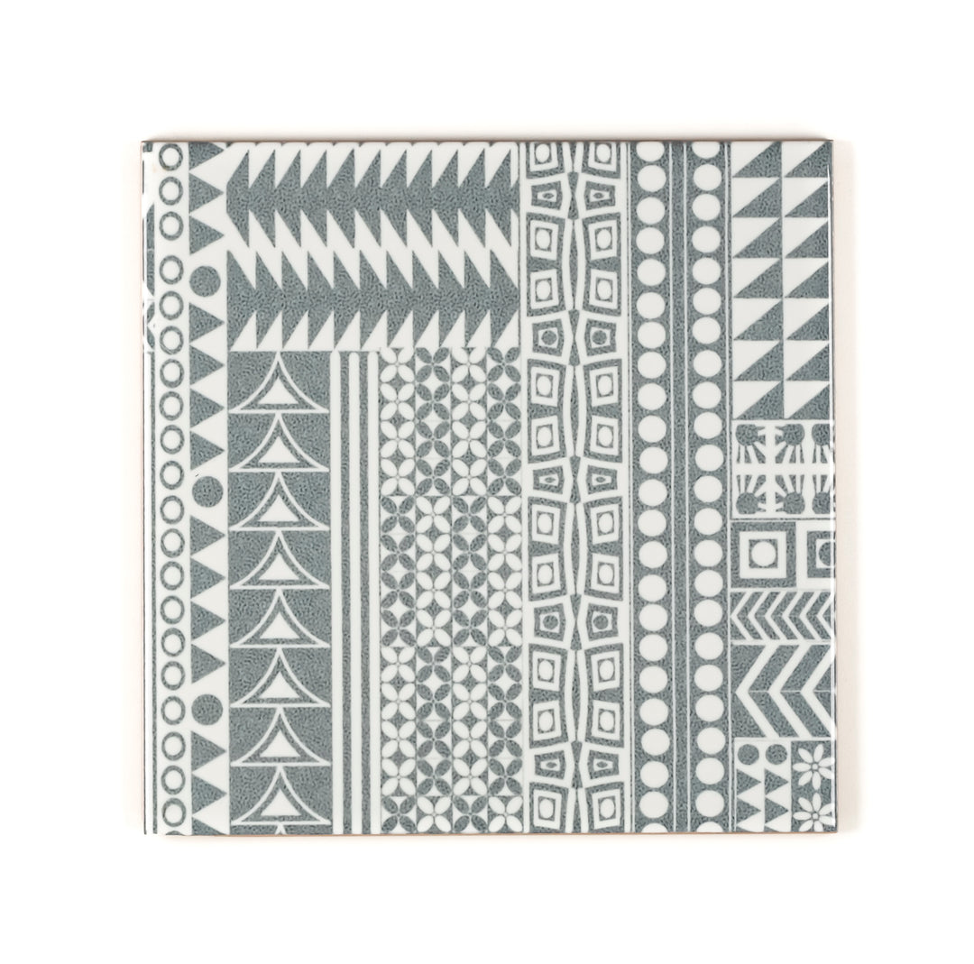 "Malachite Twining" Green blue kitchen tiles